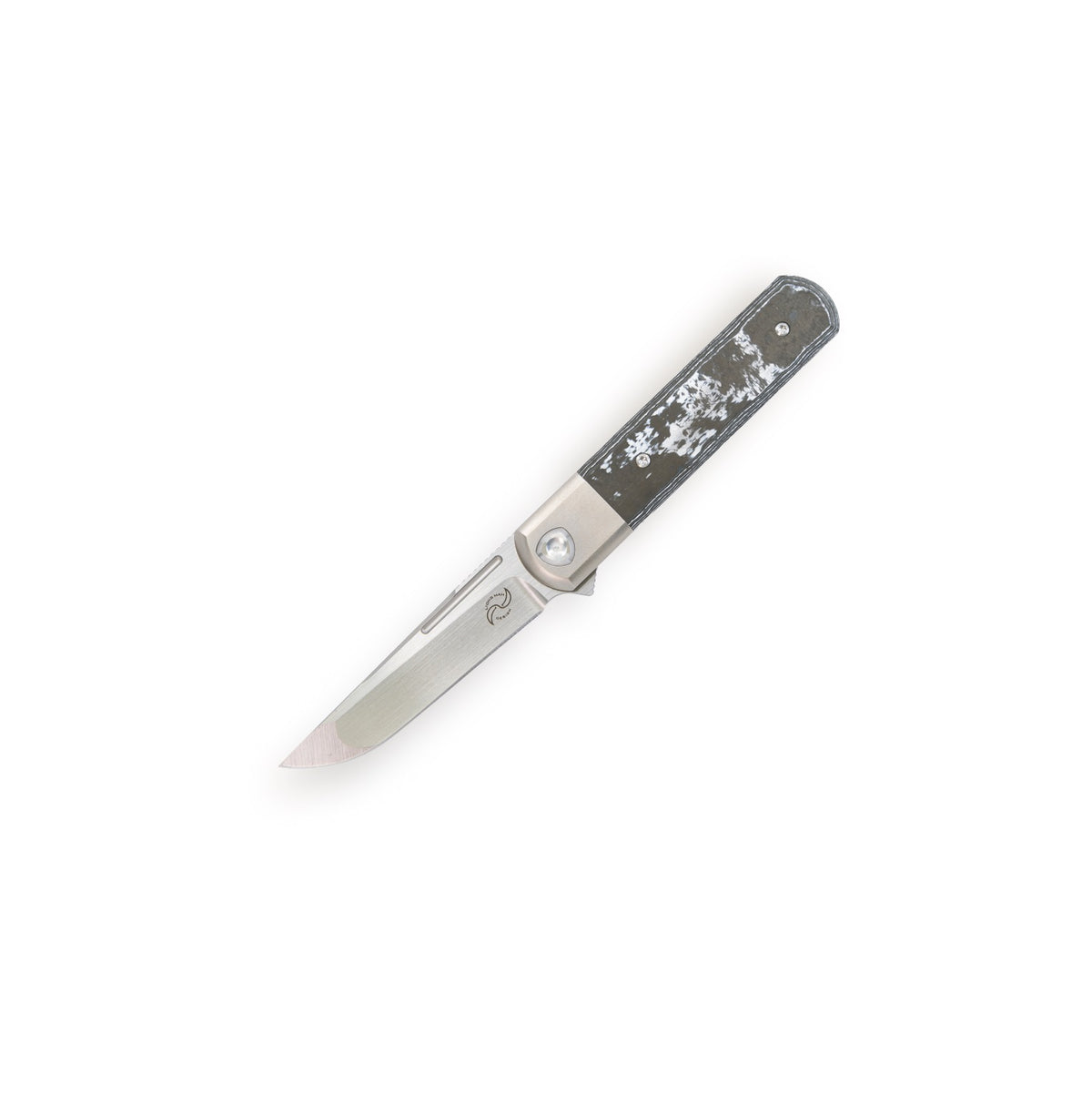 # ** ALMOST GONE ** Liong Mah - T-1 TANTO - M390 Blade - Mokuti - Fat Carbon - Titanium Handles - LIMITED EDITION