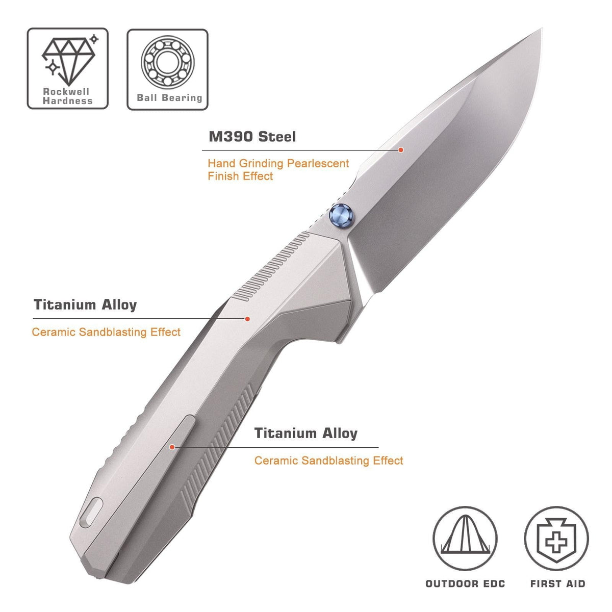 # ** ALMOST GONE ** REMETTE - RT-WK1 - SWITCHBACK - 3 INCH M390 BLADE - - True Talon