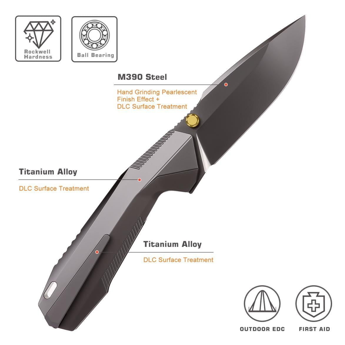 # ** ALMOST GONE ** REMETTE - RT-WK1 - SWITCHBACK - 3 INCH M390 BLADE - - True Talon