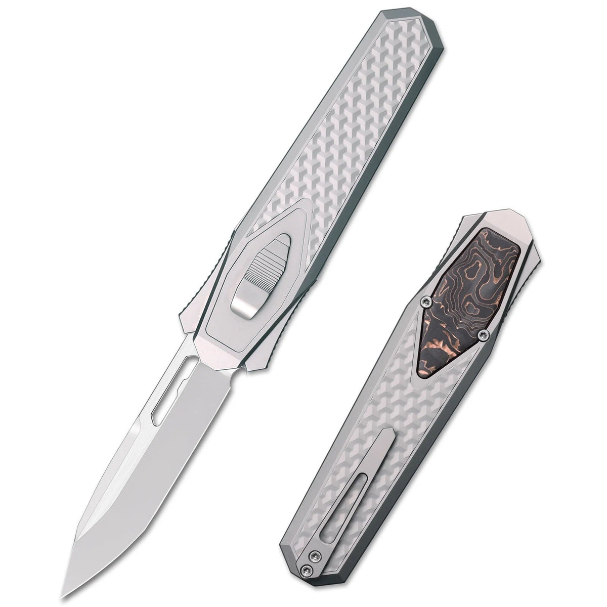 # ** ALMOST HERE ** REMETTE - SWORDFISH - 3 INCH M390 BLADE - GRAVITY KNIFE - True Talon