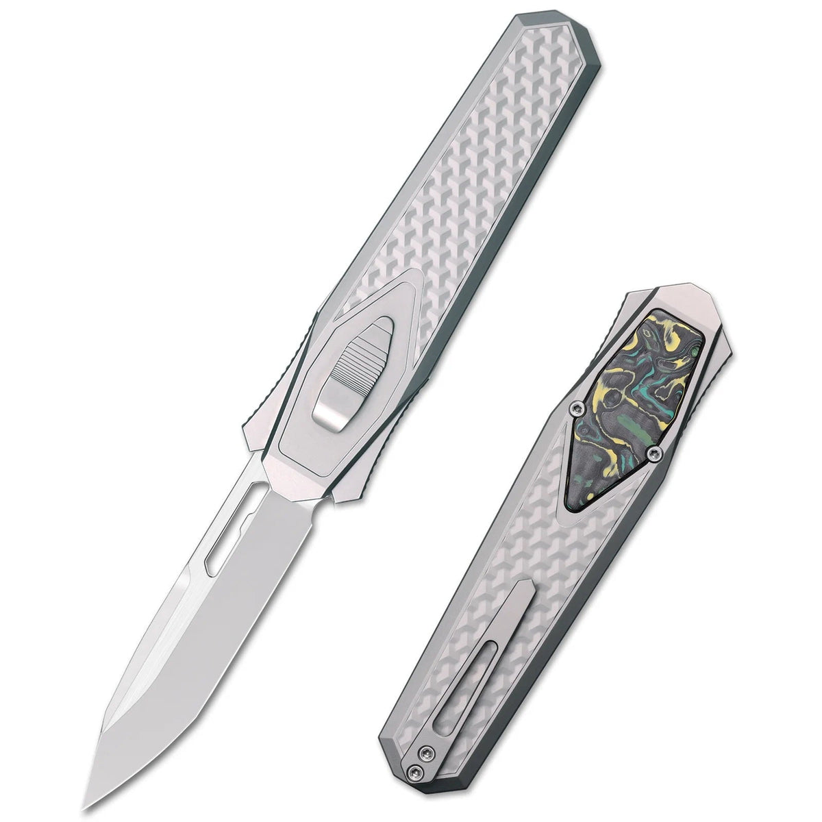 # ** ALMOST HERE ** REMETTE - SWORDFISH - 3 INCH M390 BLADE - GRAVITY KNIFE - True Talon