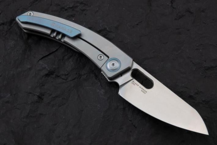 # ** ALMOST GONE ** MAXACE BLACK MIRROR 2 - S90V BLADE - COPPER CARBON FIBER INLAYS - True Talon