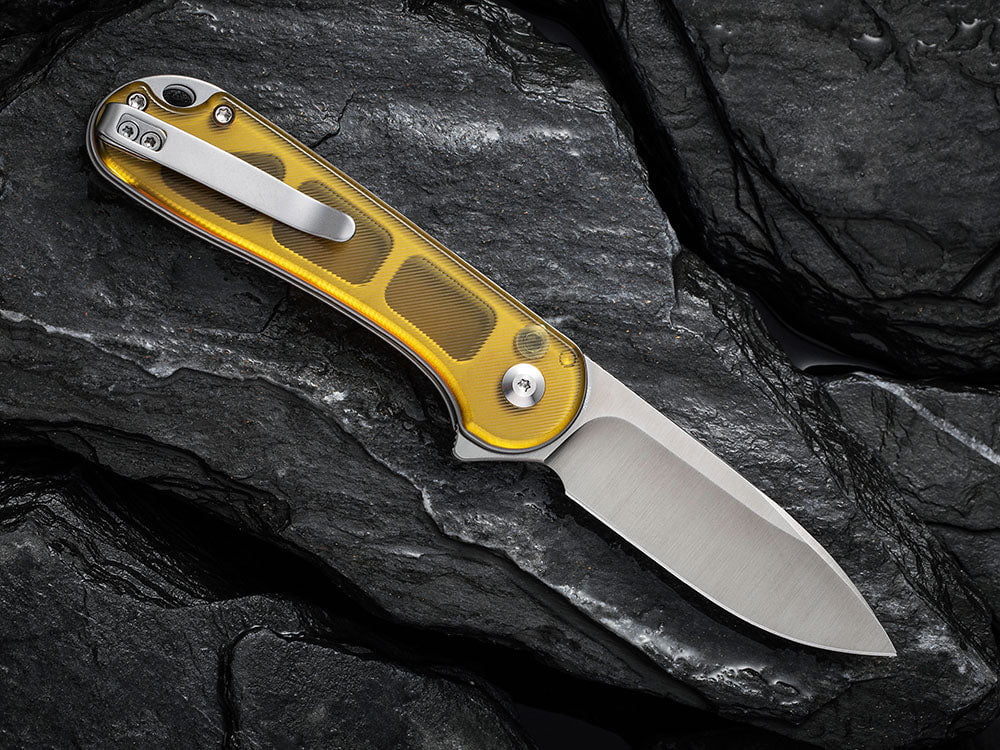 # ** BACK AGAIN ** CIVIVI C18062P Elementum II - BUTTON LOCK - NITRO-V Blade - ULTEM HANDLES - True Talon