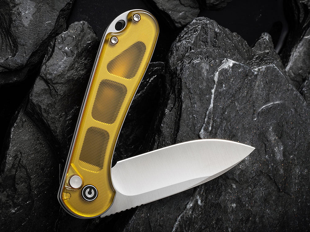 # ** BACK AGAIN ** CIVIVI C18062P Elementum II - BUTTON LOCK - NITRO-V Blade - ULTEM HANDLES - True Talon