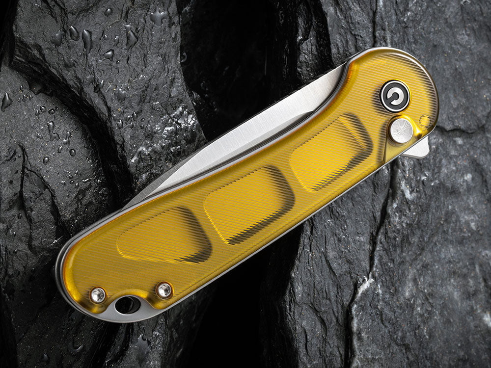 # ** BACK AGAIN ** CIVIVI C18062P Elementum II - BUTTON LOCK - NITRO-V Blade - ULTEM HANDLES - True Talon