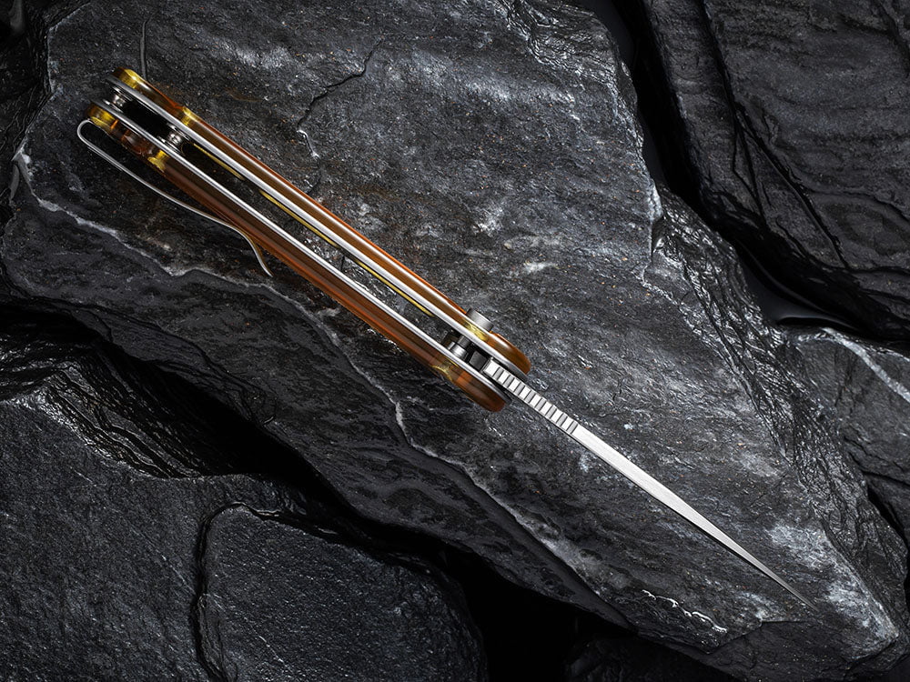 # ** BACK AGAIN ** CIVIVI C18062P Elementum II - BUTTON LOCK - NITRO-V Blade - ULTEM HANDLES - True Talon
