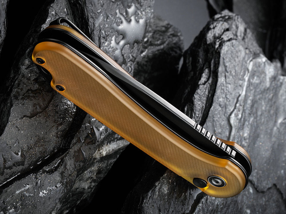# ** BACK AGAIN ** CIVIVI C18062P Elementum II - BUTTON LOCK - NITRO-V Blade - ULTEM HANDLES - True Talon