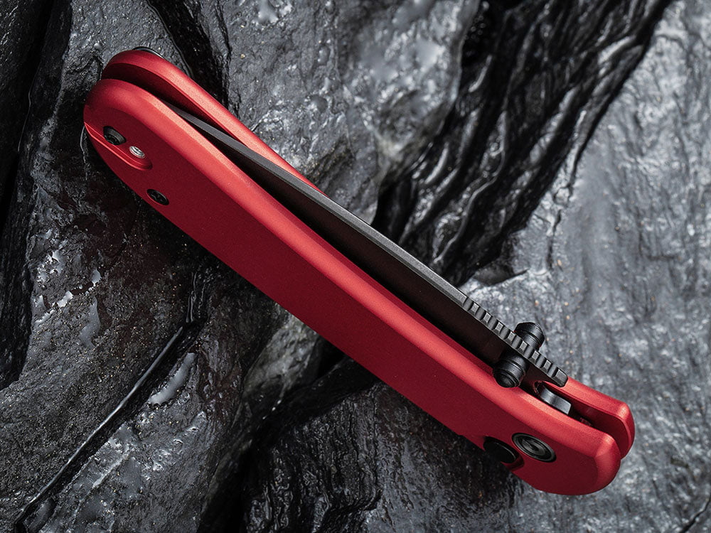 # ** BACK AGAIN ** CIVIVI - C22030 QUBIT - Button Lock - Sandviick 14C28N Blade - VARIOUS HANDLE COLORS - True Talon