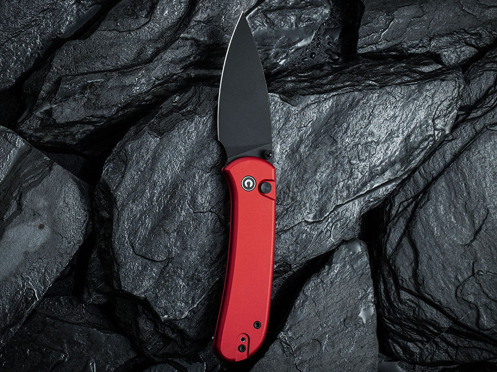 # ** BACK AGAIN ** CIVIVI - C22030 QUBIT - Button Lock - Sandviick 14C28N Blade - VARIOUS HANDLE COLORS - True Talon