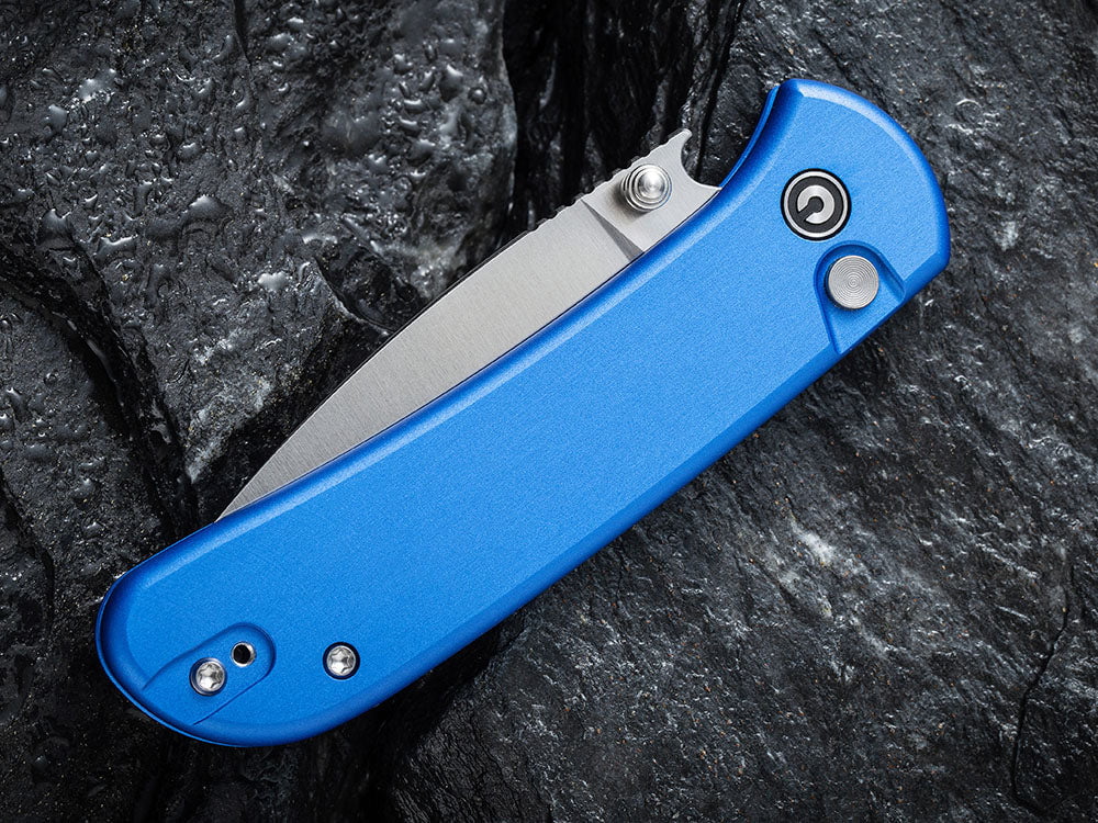 # ** BACK AGAIN ** CIVIVI - C22030 QUBIT - Button Lock - Sandviick 14C28N Blade - VARIOUS HANDLE COLORS - True Talon