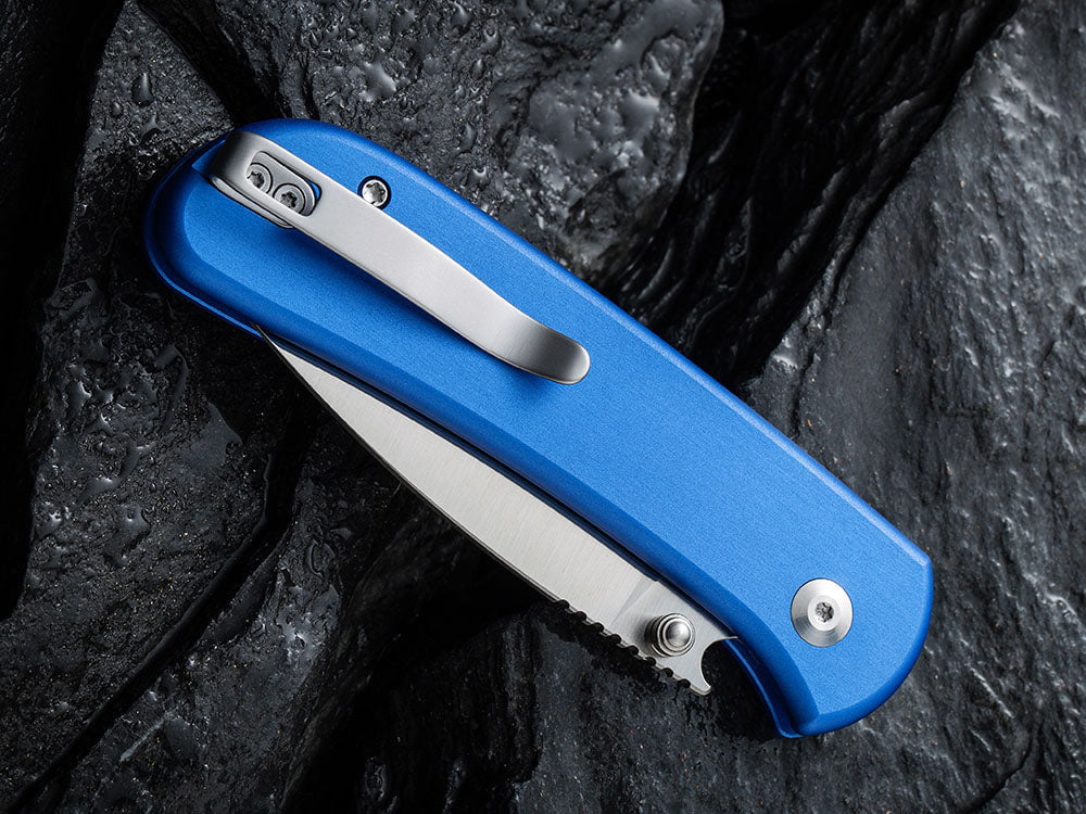 # ** BACK AGAIN ** CIVIVI - C22030 QUBIT - Button Lock - Sandviick 14C28N Blade - VARIOUS HANDLE COLORS - True Talon
