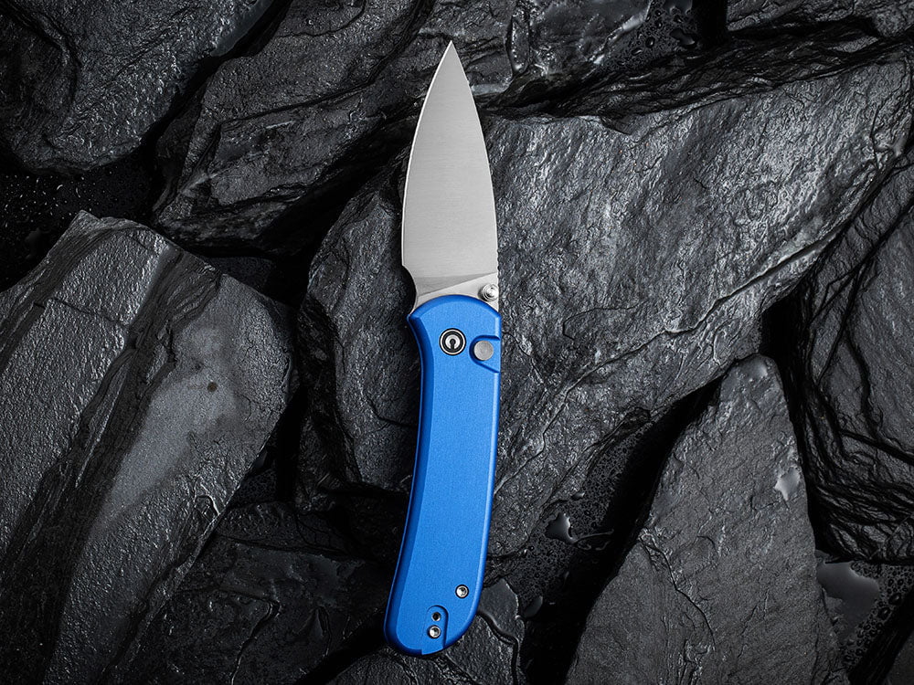 # ** BACK AGAIN ** CIVIVI - C22030 QUBIT - Button Lock - Sandviick 14C28N Blade - VARIOUS HANDLE COLORS - True Talon