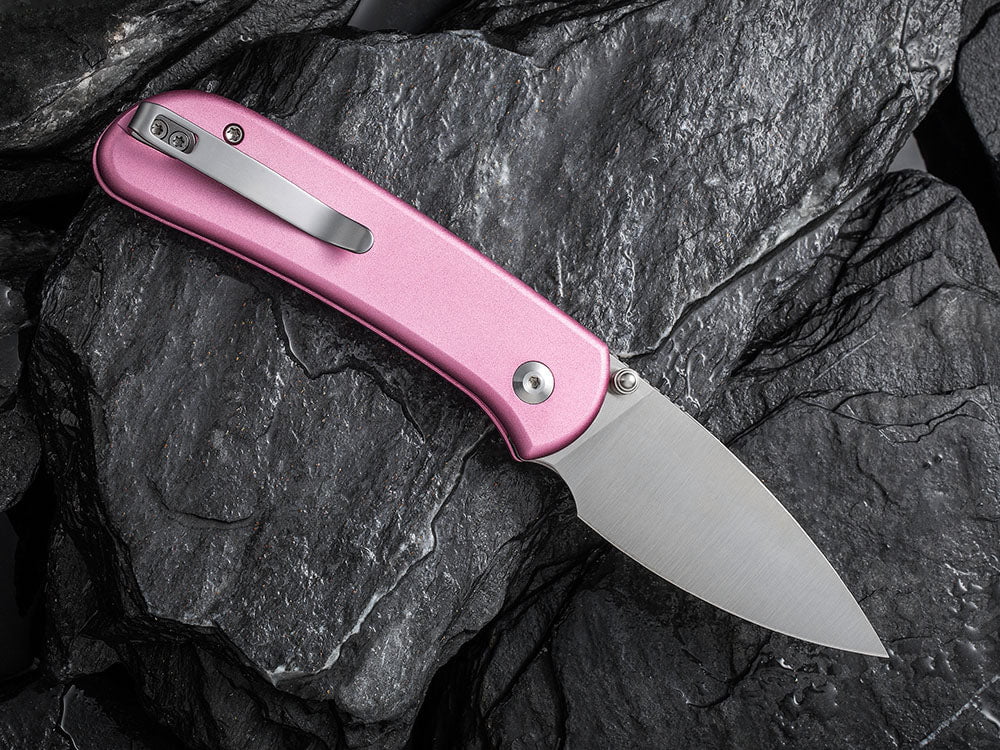 # ** BACK AGAIN ** CIVIVI - C22030 QUBIT - Button Lock - Sandviick 14C28N Blade - VARIOUS HANDLE COLORS - True Talon