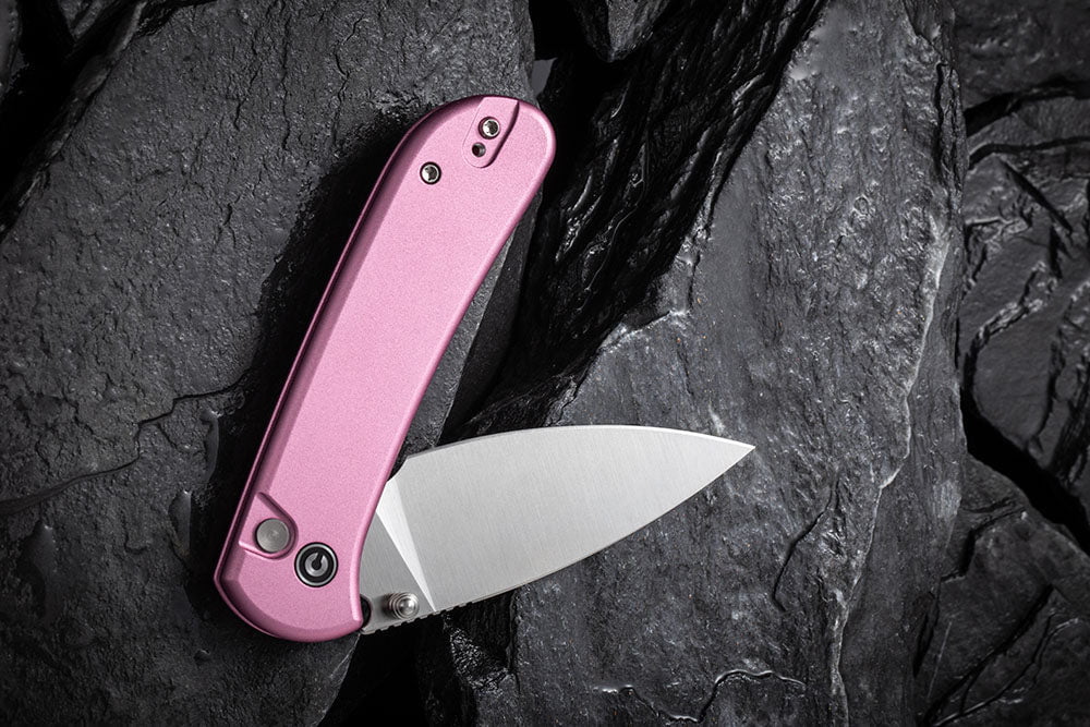 # ** BACK AGAIN ** CIVIVI - C22030 QUBIT - Button Lock - Sandviick 14C28N Blade - VARIOUS HANDLE COLORS - True Talon