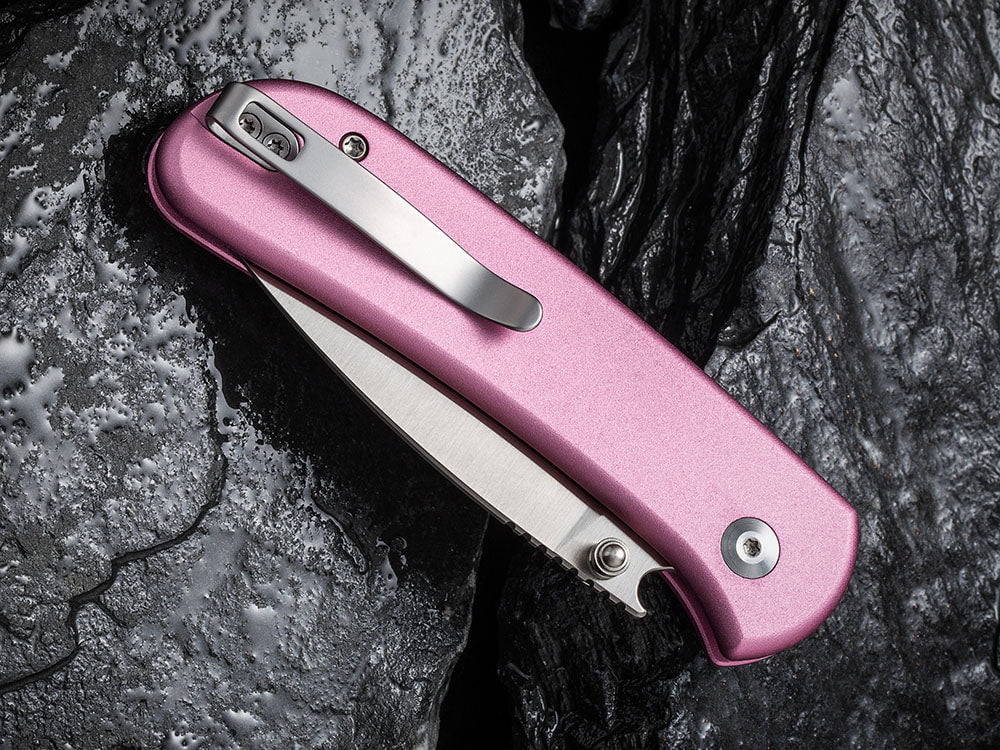 # ** BACK AGAIN ** CIVIVI - C22030 QUBIT - Button Lock - Sandviick 14C28N Blade - VARIOUS HANDLE COLORS - True Talon