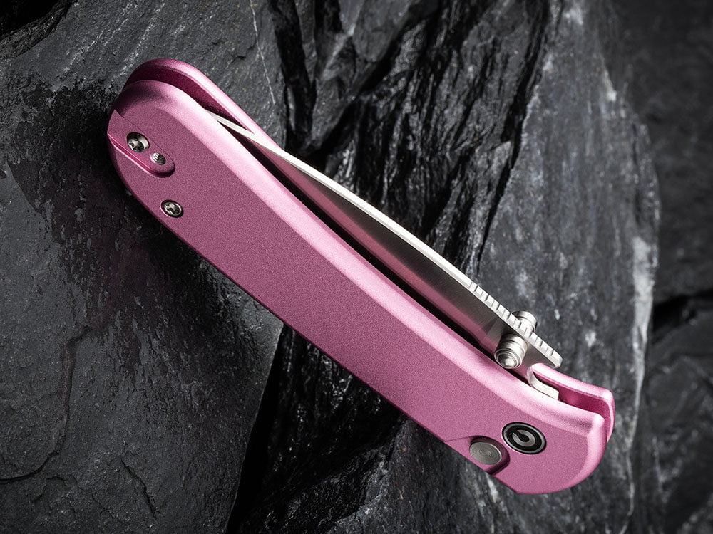 # ** BACK AGAIN ** CIVIVI - C22030 QUBIT - Button Lock - Sandviick 14C28N Blade - VARIOUS HANDLE COLORS - True Talon