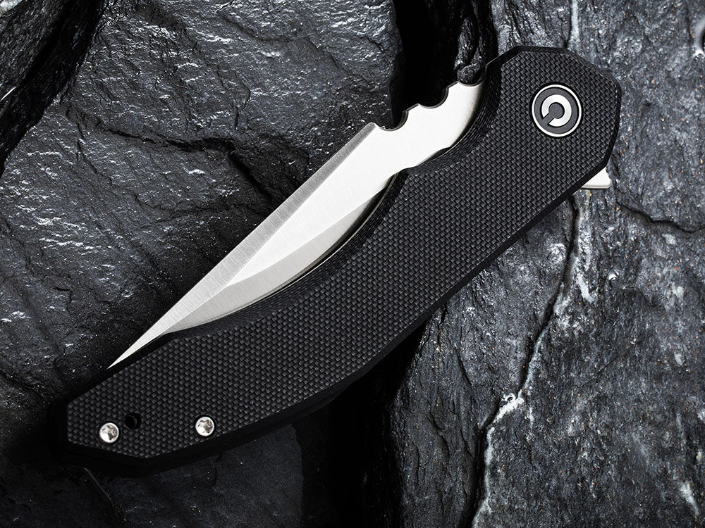 # ** HERE NOW ** CIVIVI - C23050 - BLUETICK - 14C28N or Damascus BLADE - NEW DAMASCUS MODEL