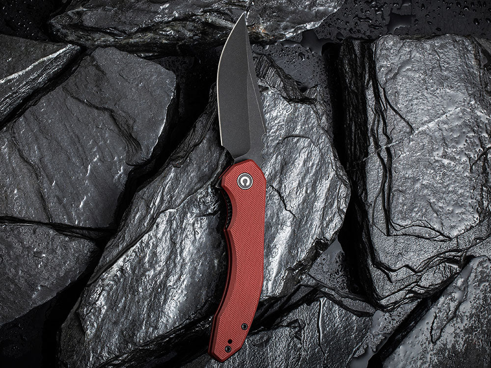 # ** HERE NOW ** CIVIVI - C23050 - BLUETICK - 14C28N or Damascus BLADE - NEW DAMASCUS MODEL