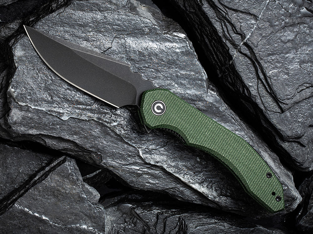 # ** HERE NOW ** CIVIVI - C23050 - BLUETICK - 14C28N or Damascus BLADE - NEW DAMASCUS MODEL