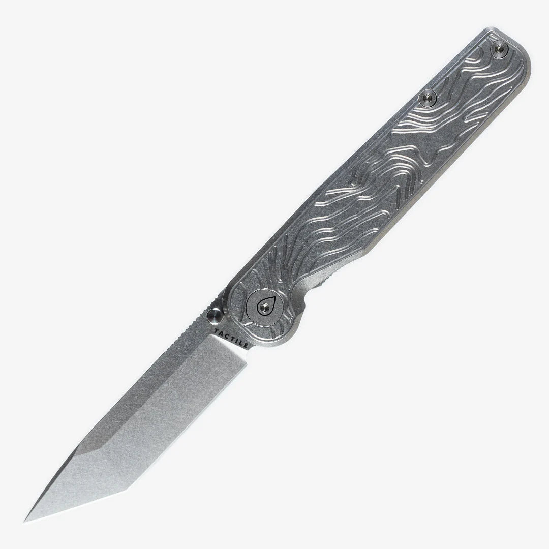 TACTILE KNIFE - ROCKWALL TOPOGRAPHICAL - MAGNACUT STEEL BLADE - LIMITED RUN !!