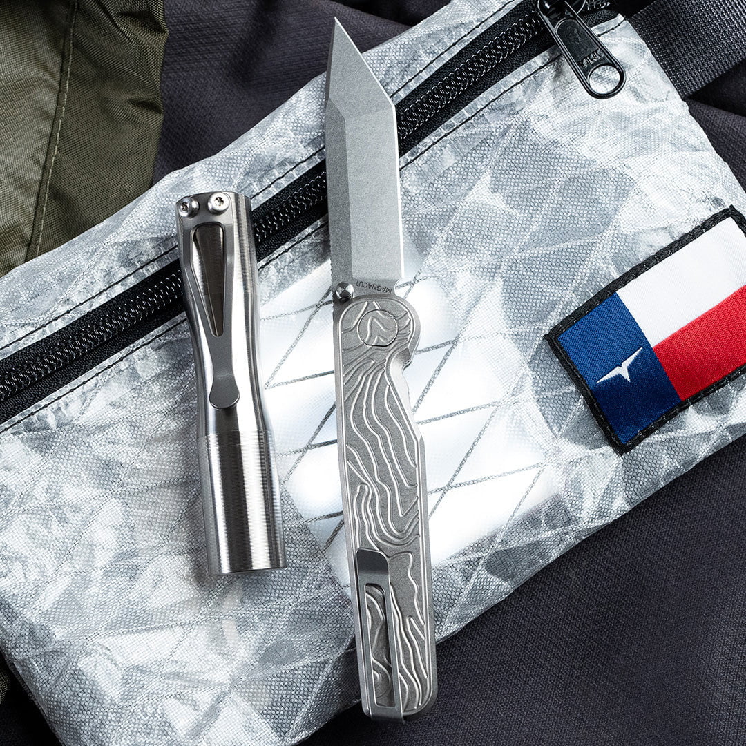 # ** HERE NOW ** TACTILE KNIFE - ROCKWALL TOPOGRAPHICAL - MAGNACUT STEEL BLADE - 100% MADE IN THE USA - True Talon