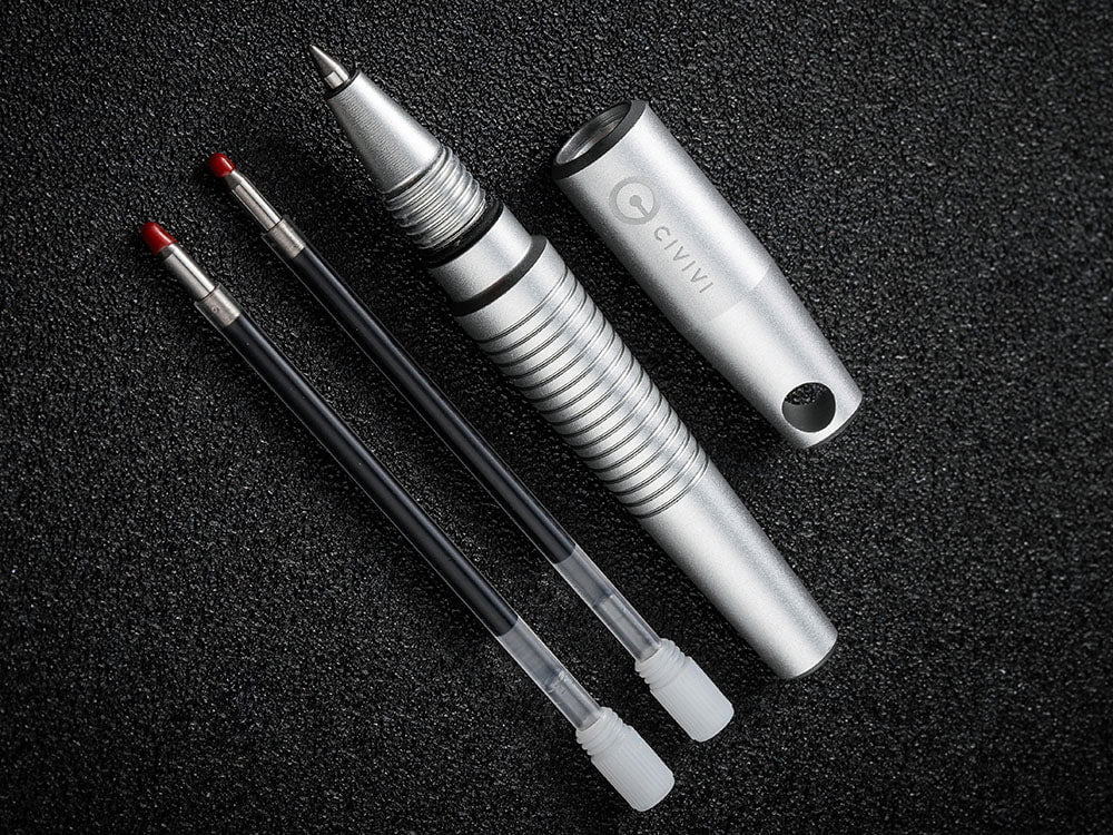 # ** BACK AGAIN ** CIVIVI C23049 Elementum BUTTON LOCK + Quill Pen - COMBO SET GIFT PACK - True Talon