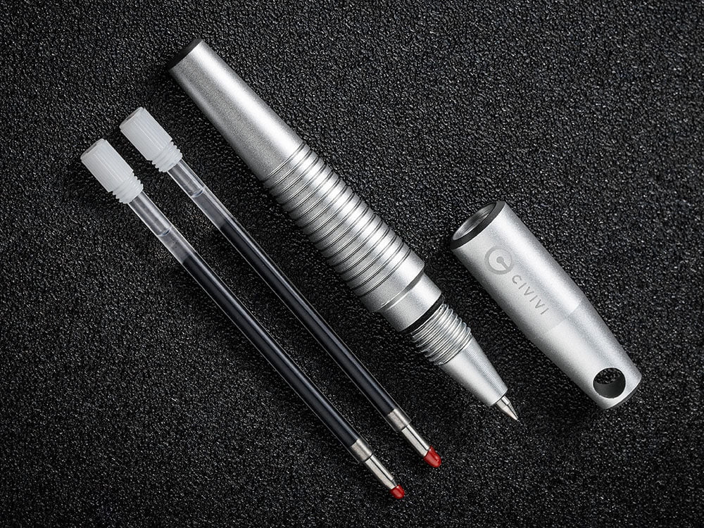 # ** BACK AGAIN ** CIVIVI C23049 Elementum BUTTON LOCK + Quill Pen - COMBO SET GIFT PACK - True Talon