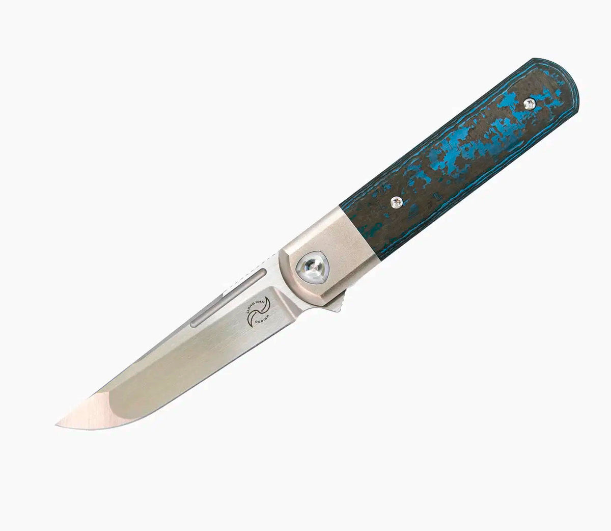 # ** ALMOST GONE ** Liong Mah - T-1 TANTO - M390 Blade - Mokuti - Fat Carbon - Titanium Handles - LIMITED EDITION