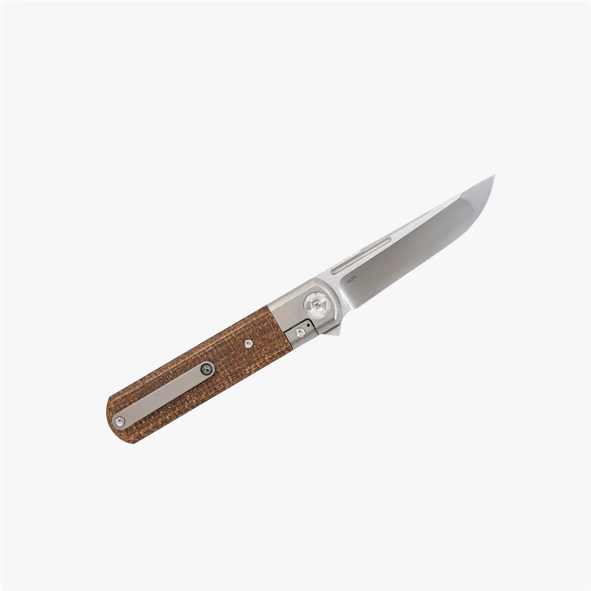 # ** ALMOST GONE ** Liong Mah - T-1 TANTO - M390 Blade - Mokuti - Fat Carbon - Titanium Handles - LIMITED EDITION
