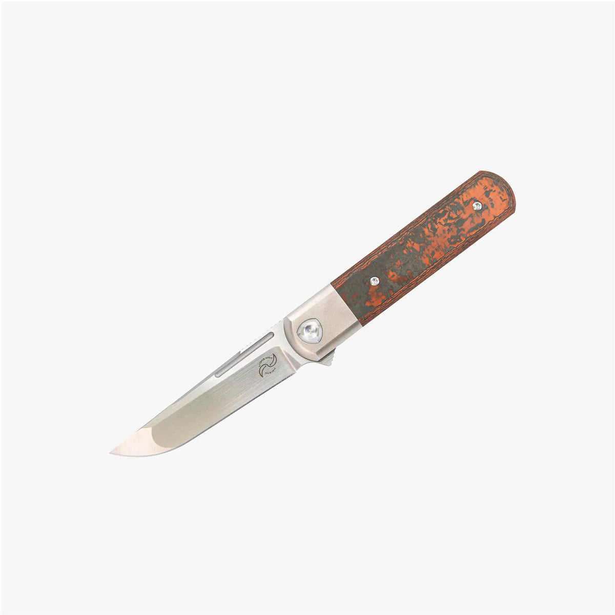 # ** ALMOST GONE ** Liong Mah - T-1 TANTO - M390 Blade - Mokuti - Fat Carbon - Titanium Handles - LIMITED EDITION