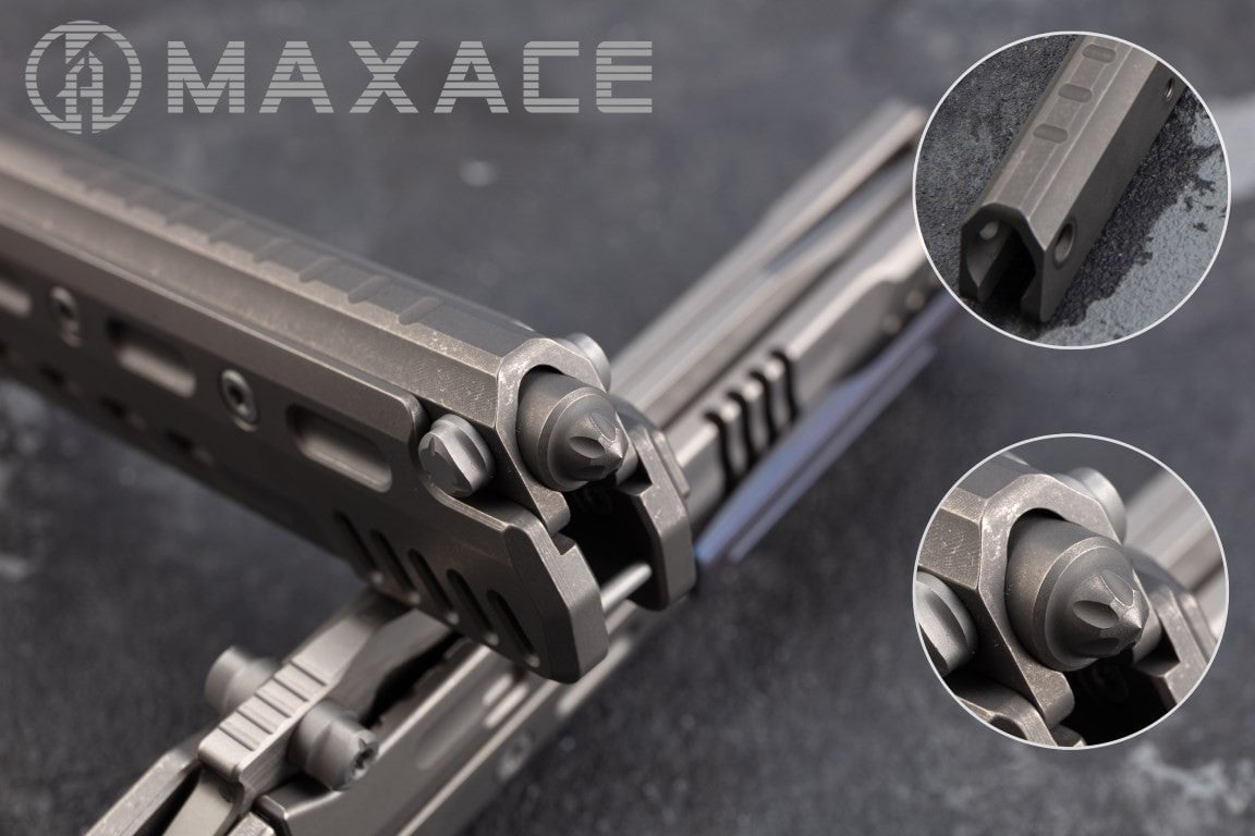 # ** BACK AGAIN ** MAXACE PTEROSAUR - M390 BLADE - GREY OR STONEWASH TITANIUM - True Talon