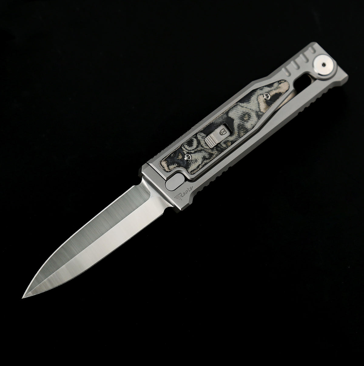 Reate - EXO M - 2.9 INCH ELMAX BLADE - MICARTA INLAYS