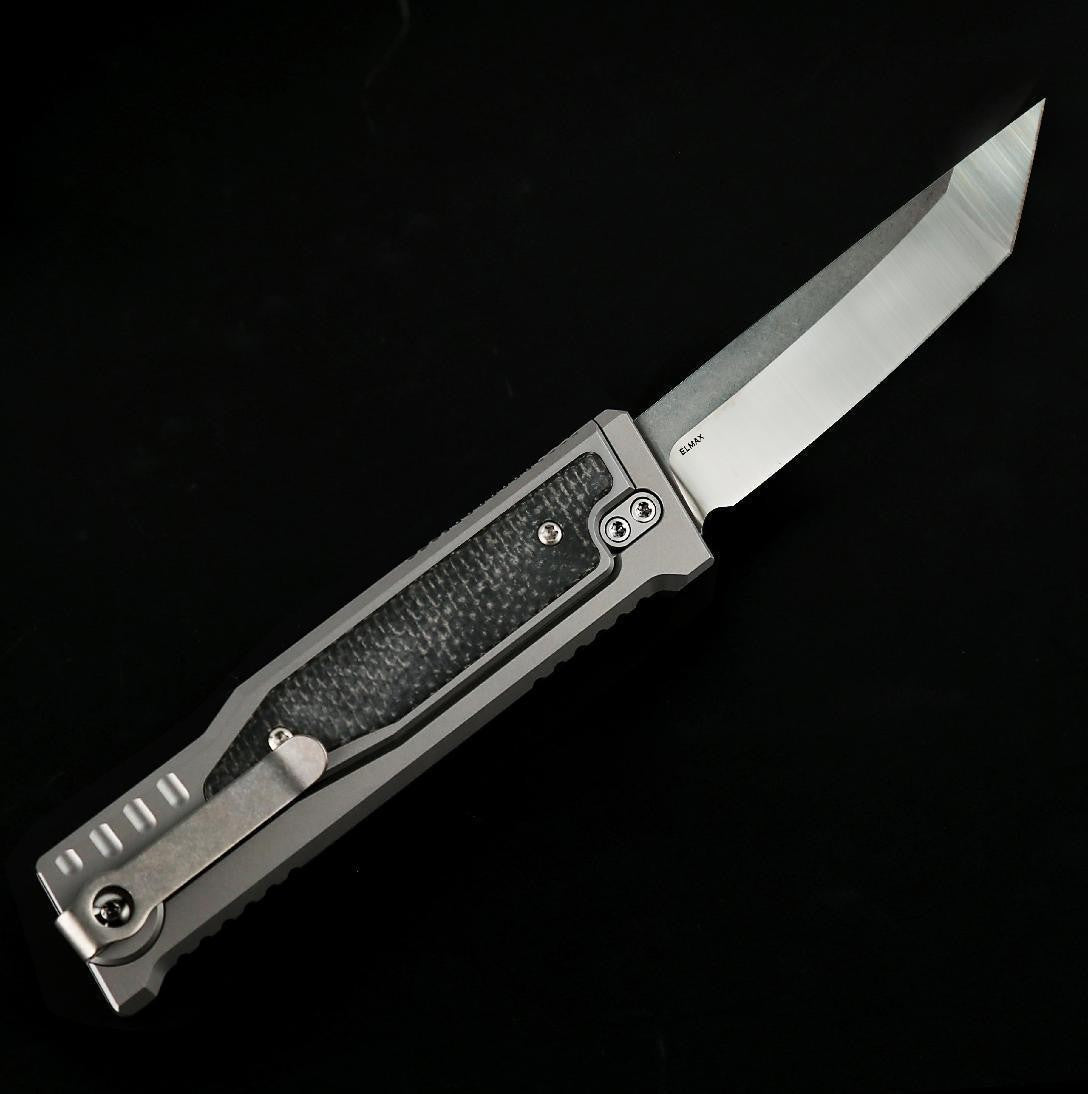 Reate - EXO M - 2.9 INCH ELMAX BLADE - MICARTA INLAYS
