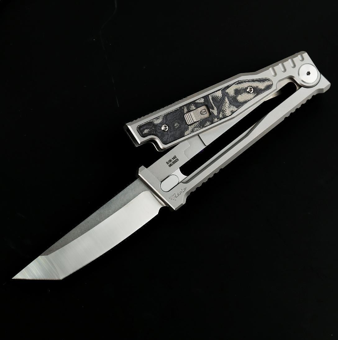 Reate - EXO M - 2.9 INCH ELMAX BLADE - MICARTA INLAYS