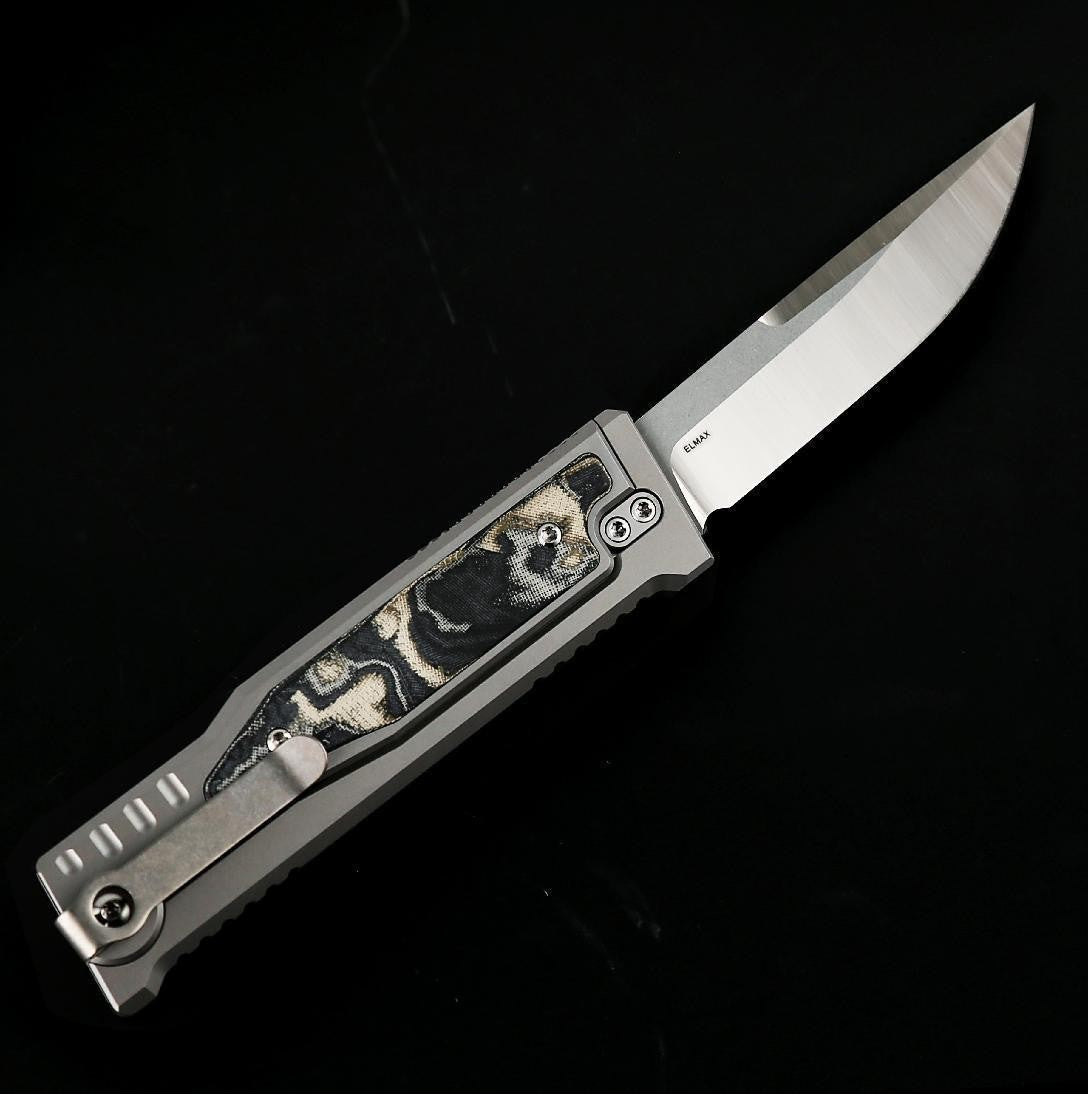 Reate - EXO M - 2.9 INCH ELMAX BLADE - MICARTA INLAYS