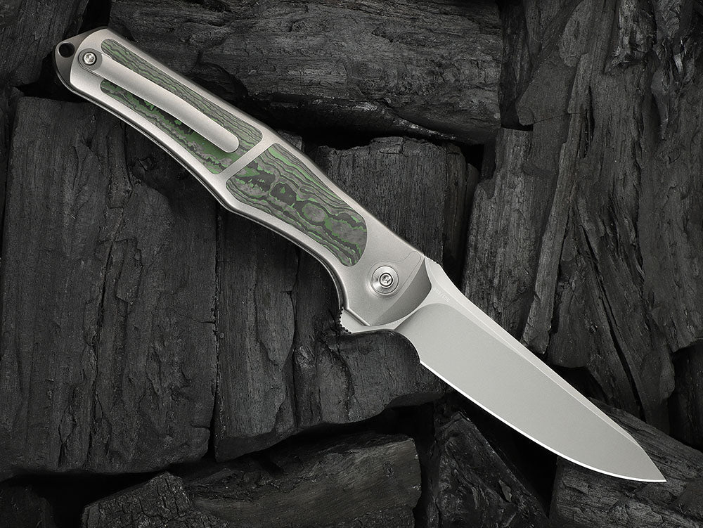 # ** HERE NOW ** - WE Knives - WE07B 702XI 11TH ANNIVERSARY KNIFE- 3.81 INCH M390 Blade - INTEGRAL Handle