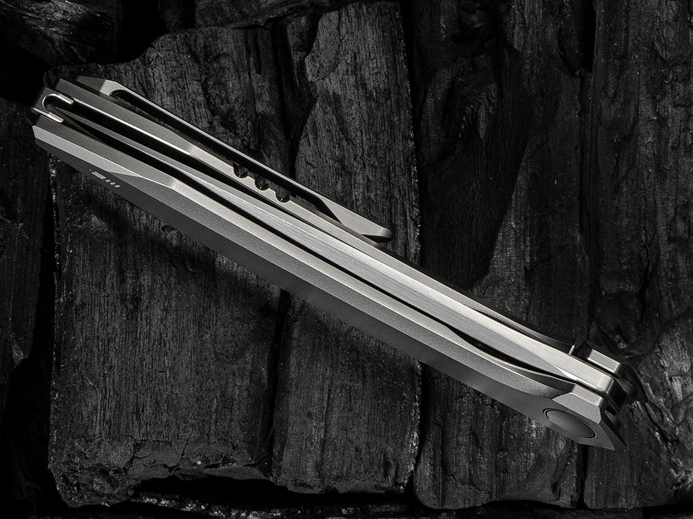 # ** HERE NOW ** - WE Knives - WE23070 ACCUMINAL - 3.98 INCH VANAX Blade - Titanium Handle