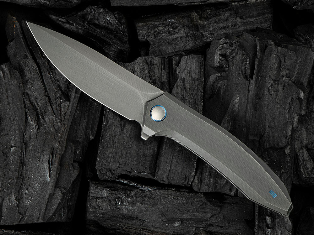 # ** HERE NOW ** - WE Knives - WE23070 ACCUMINAL - 3.98 INCH VANAX Blade - Titanium Handle