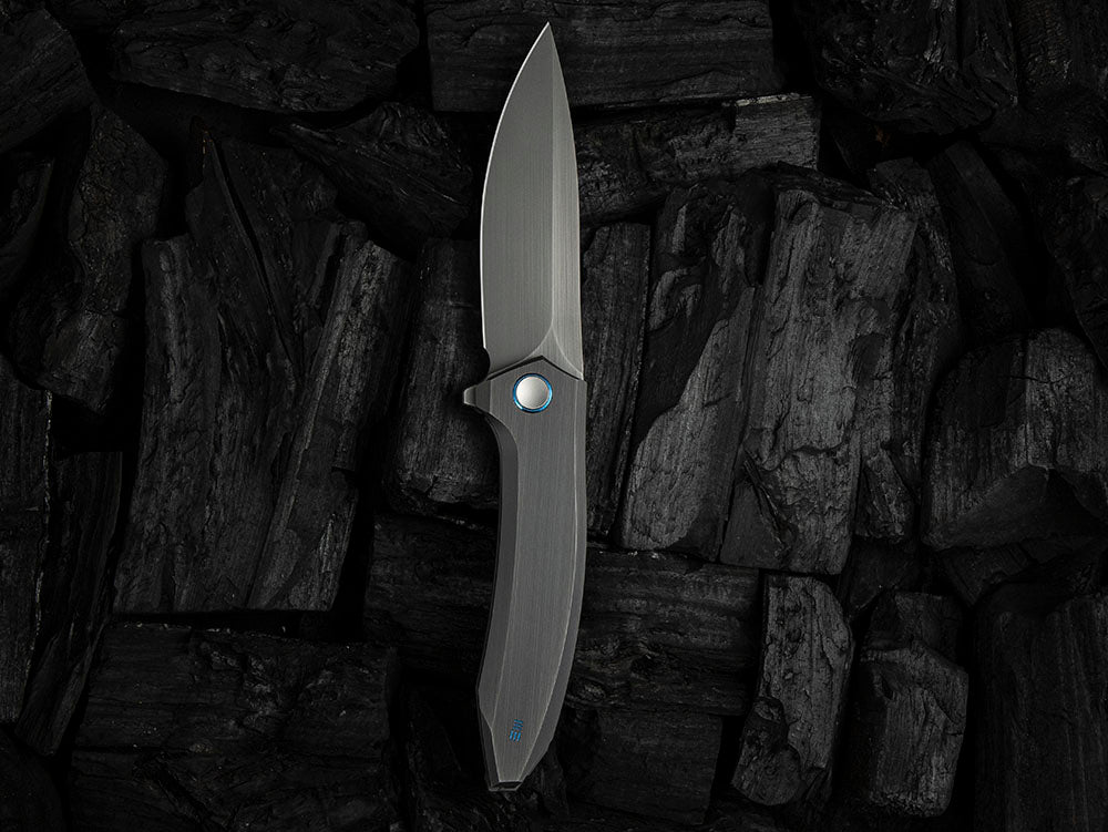# ** HERE NOW ** - WE Knives - WE23070 ACCUMINAL - 3.98 INCH VANAX Blade - Titanium Handle