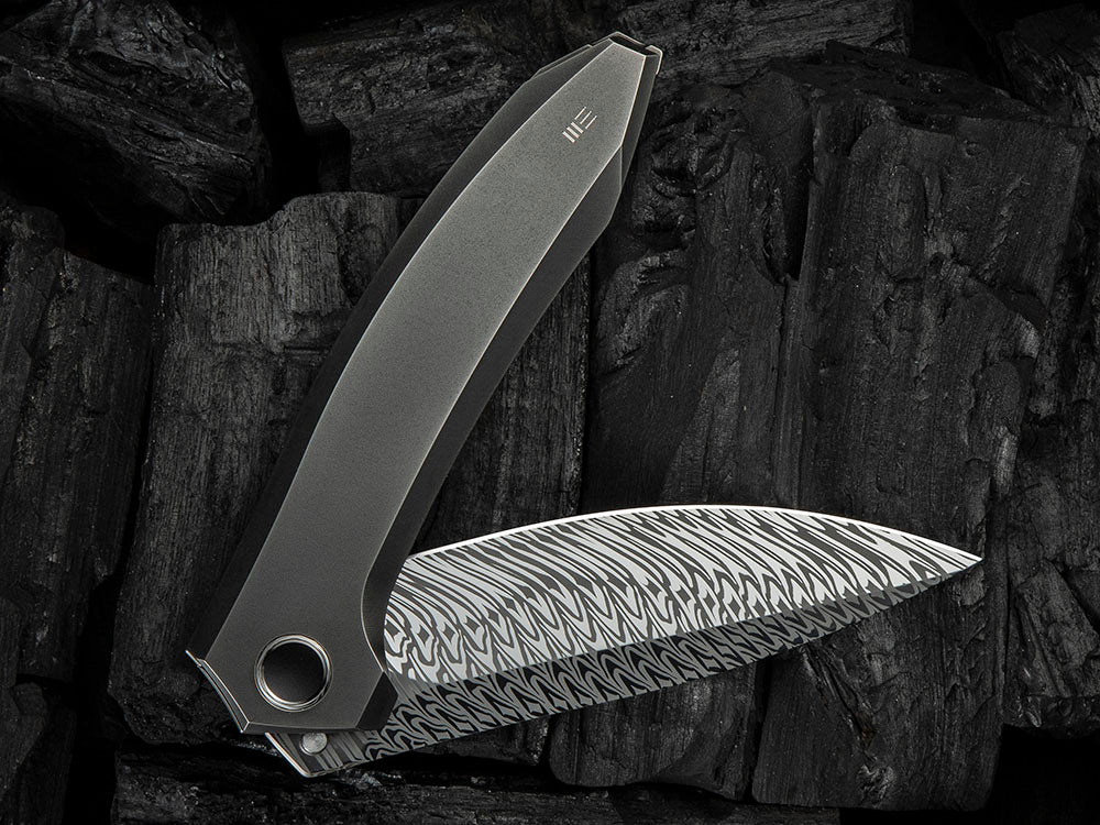 # ** HERE NOW ** - WE Knives - WE23070 ACCUMINAL - 3.98 INCH VANAX Blade - Titanium Handle