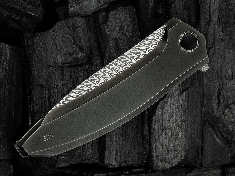 # ** HERE NOW ** - WE Knives - WE23070 ACCUMINAL - 3.98 INCH VANAX Blade - Titanium Handle