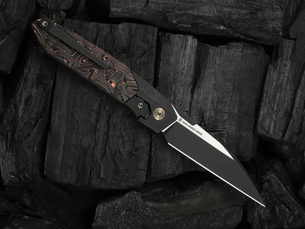 # ** HERE NOW ** - WE Knives - WE24007 Brr15 - 3.25 INCH M390 Blade - Titanium Handle - Rafal Brzeski