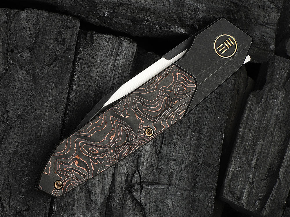 # ** HERE NOW ** - WE Knives - WE24007 Brr15 - 3.25 INCH M390 Blade - Titanium Handle - Rafal Brzeski