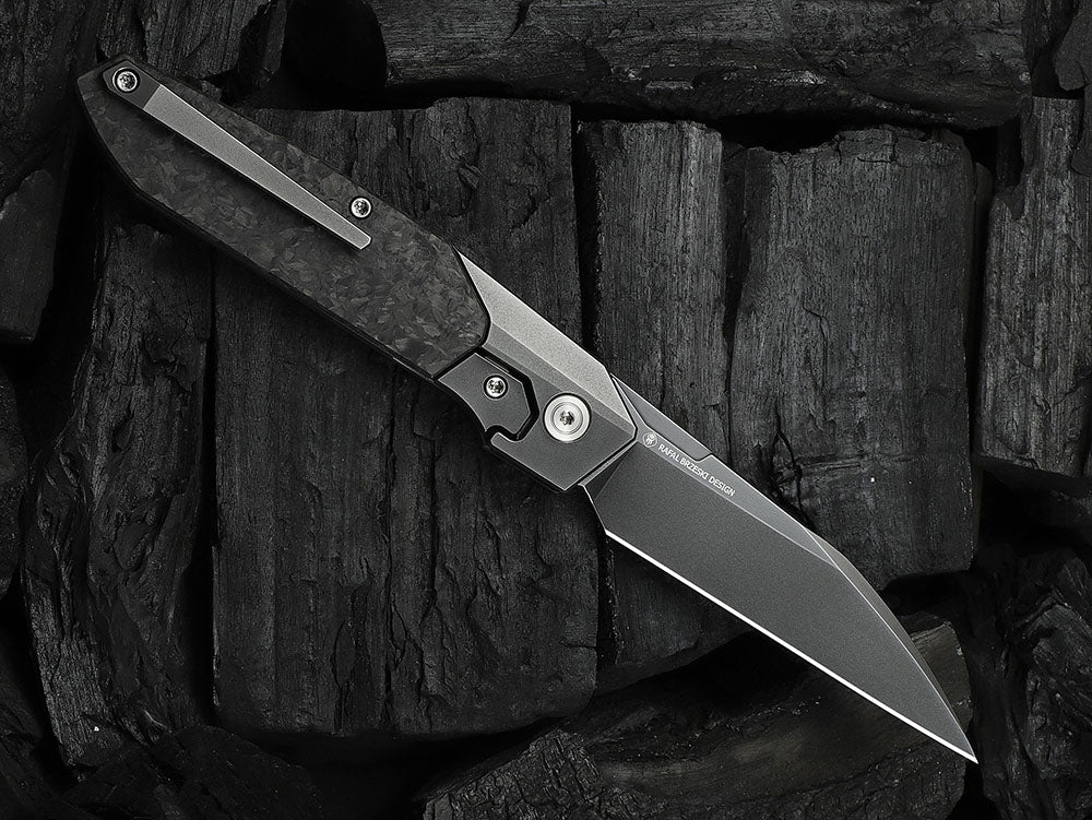 # ** HERE NOW ** - WE Knives - WE24007 Brr15 - 3.25 INCH M390 Blade - Titanium Handle - Rafal Brzeski