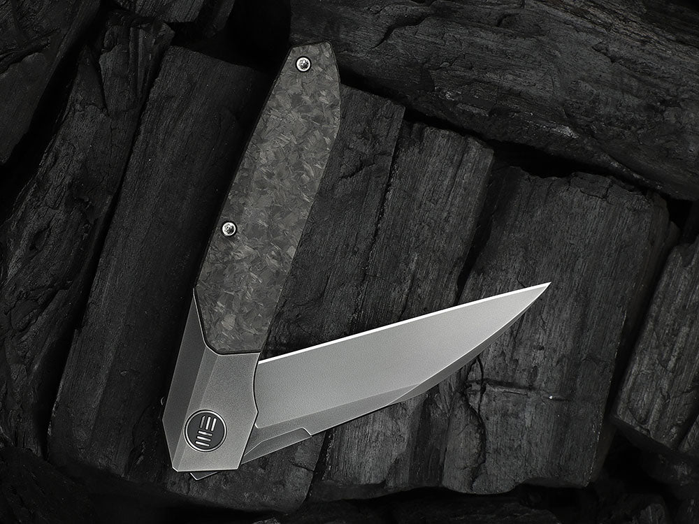 # ** HERE NOW ** - WE Knives - WE24007 Brr15 - 3.25 INCH M390 Blade - Titanium Handle - Rafal Brzeski