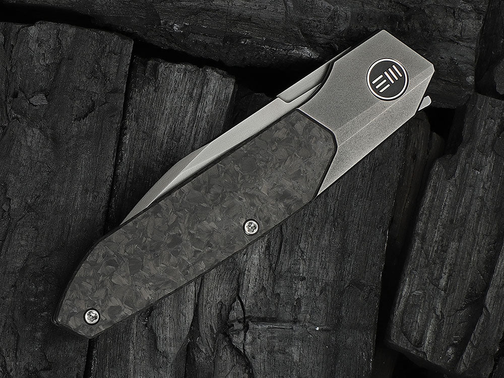 # ** HERE NOW ** - WE Knives - WE24007 Brr15 - 3.25 INCH M390 Blade - Titanium Handle - Rafal Brzeski