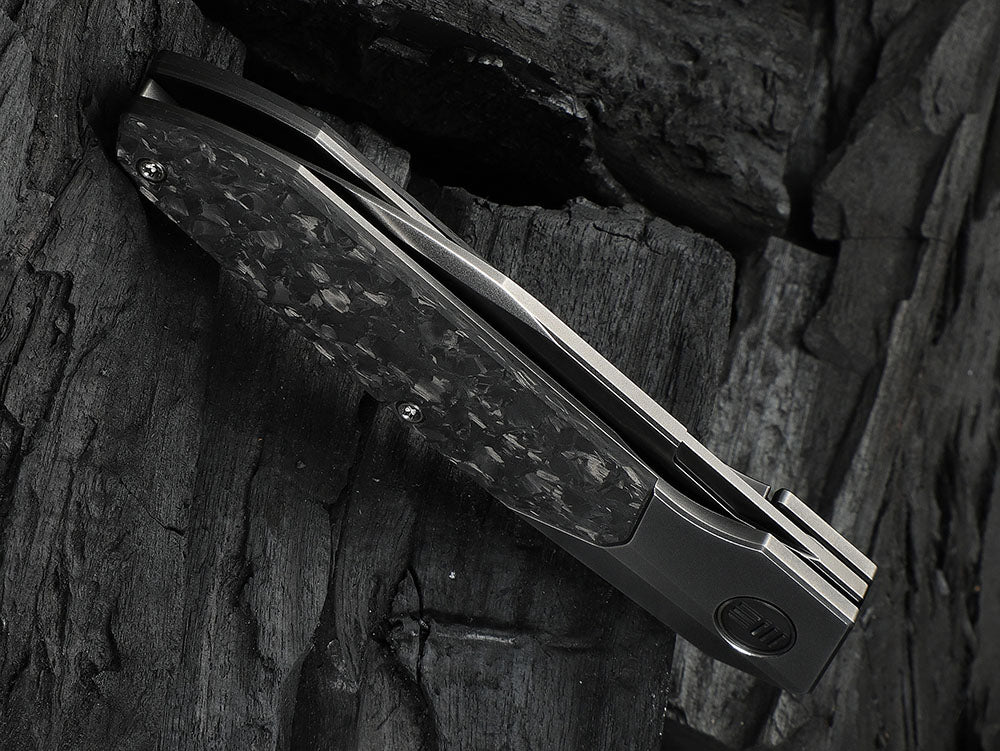 # ** HERE NOW ** - WE Knives - WE24007 Brr15 - 3.25 INCH M390 Blade - Titanium Handle - Rafal Brzeski