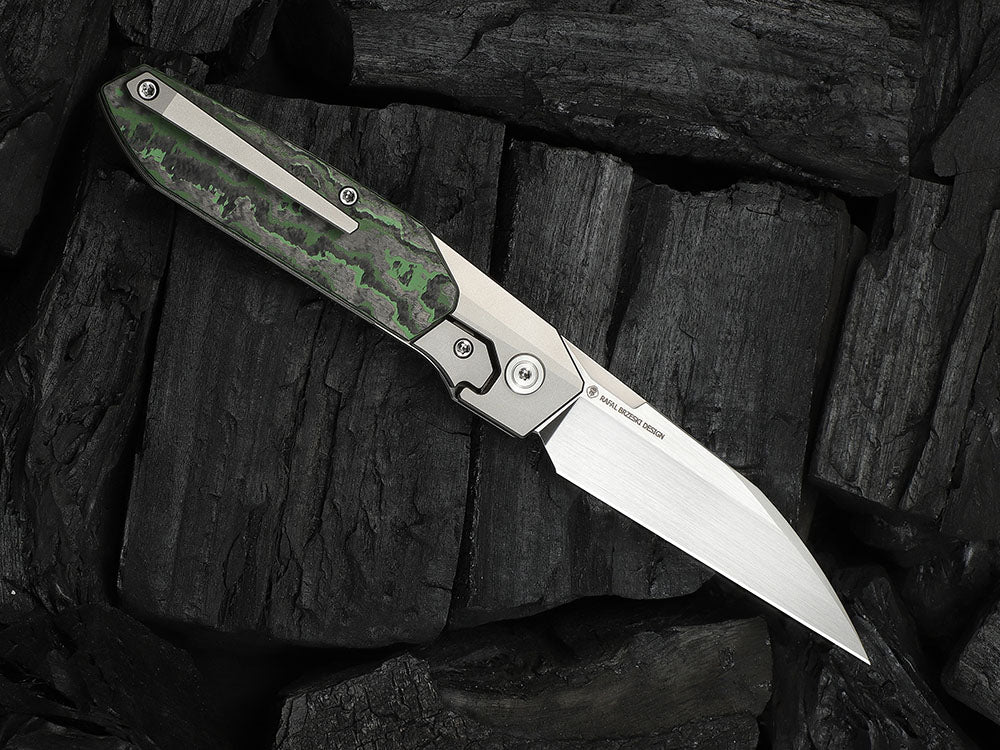 # ** HERE NOW ** - WE Knives - WE24007 Brr15 - 3.25 INCH M390 Blade - Titanium Handle - Rafal Brzeski