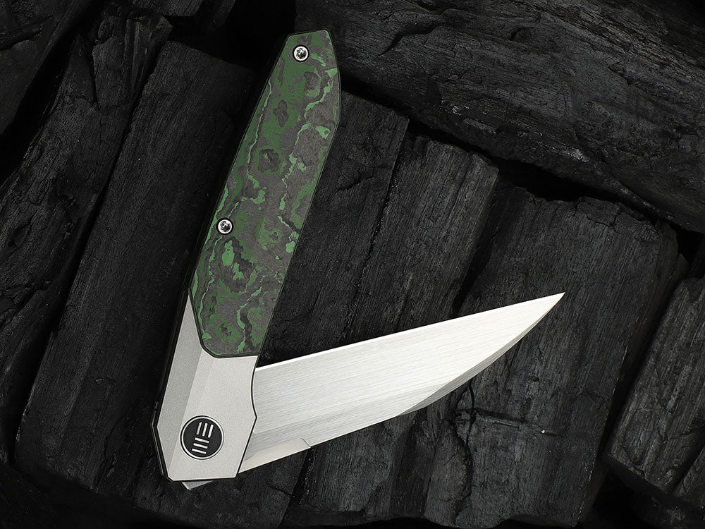 # ** HERE NOW ** - WE Knives - WE24007 Brr15 - 3.25 INCH M390 Blade - Titanium Handle - Rafal Brzeski