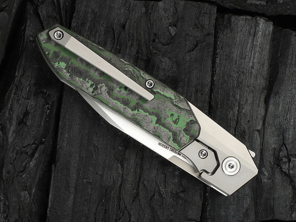 # ** HERE NOW ** - WE Knives - WE24007 Brr15 - 3.25 INCH M390 Blade - Titanium Handle - Rafal Brzeski
